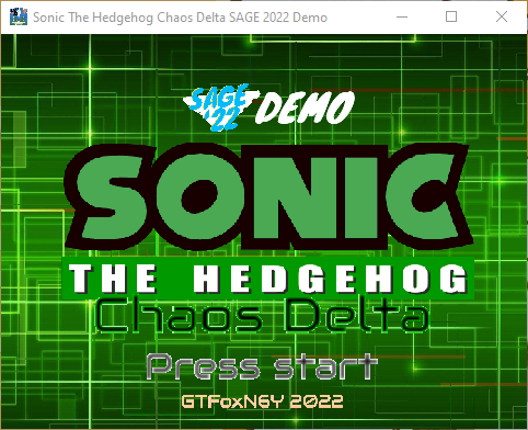 SAGE 2022 - Demo - Sonic Colors VN (SAGE '22 Demo)