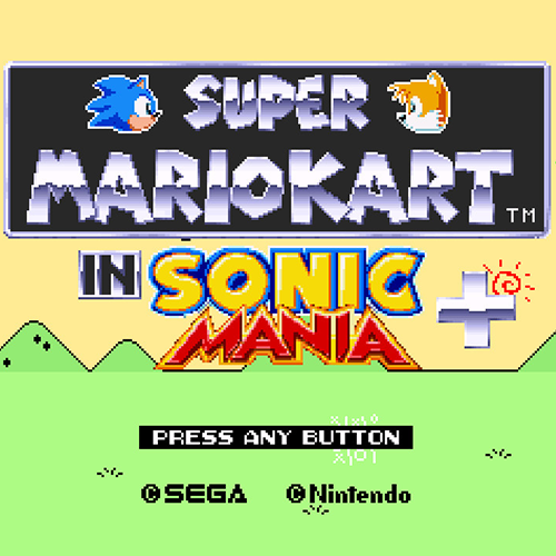 Super Mario in Sonic Mania v0.8+ Sonic HQ