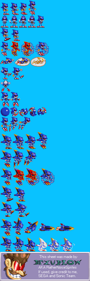 Espio The Chameleon in Sonic 3 style