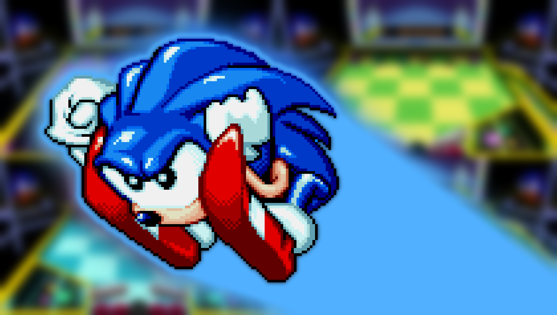 Revamps Sonic Mania's Pinball into recreations of the Sonic Spinball b...